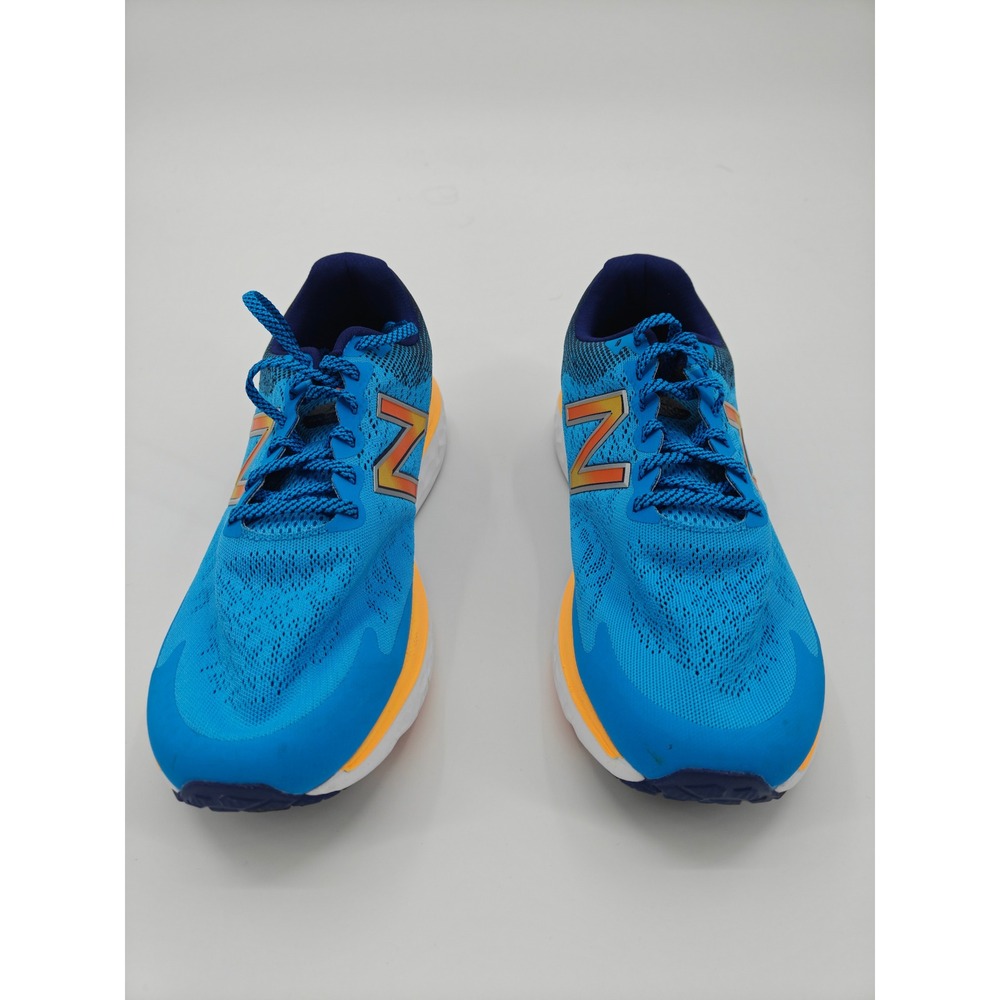 New Balance Fresh Foam 680v7 Mens Blue Orange Running Shoes M680FB7 4E Wide 10.5
